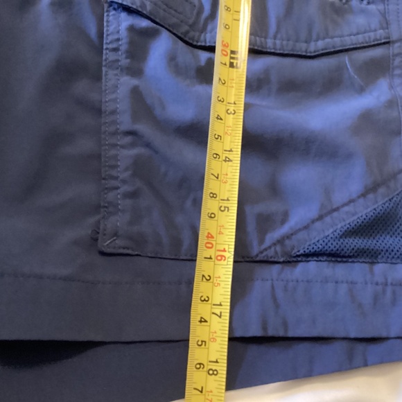 Men’s COLUMBIA PFG OMNI SHADE CARGO BLUE SHORTS SIZE LARGE - Picture 7 of 9